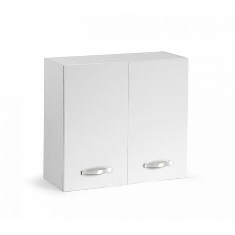 Élément mural modulable pour cuisine Frêne Blanc 2 portes Cm 80x32xH 72 (1/3)