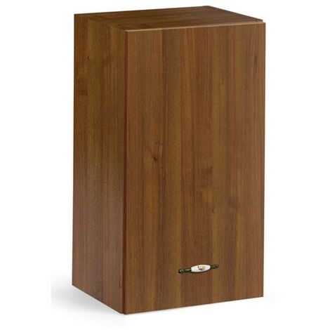 Élément mural pour cuisine modulable en noyer antique Cm 40x32xH 72 1 porte (1/2)