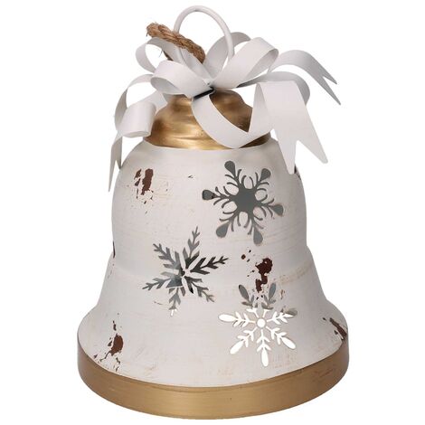 Guirlande Tissu Flocon De Neige - Crème Et Or - Neuve, Décoration