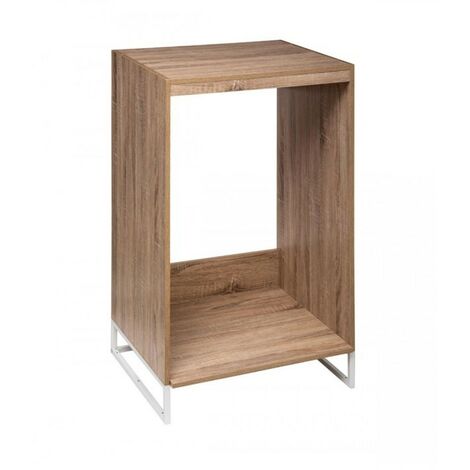 Meuble ouvert en bois naturel ORSO 60x50x h105 cm (1/10)