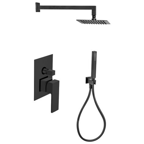 Kit de douche Kyra 2 noir mat