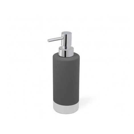 Nouveau distributeur de savon sur pied en céramique Mizar Grey - Le complément parfait pour votre salle de bain  (1/3)