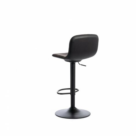 Lot de 2 tabourets en microfibre - Teo - 39cm x 45cm H. 86/102cm