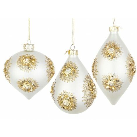Lot de 12 Pendentifs Vt Fairy Blanc Assortis