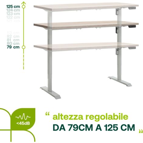 Homall Bureau électrique, réglable en Hauteur et en continu, avec