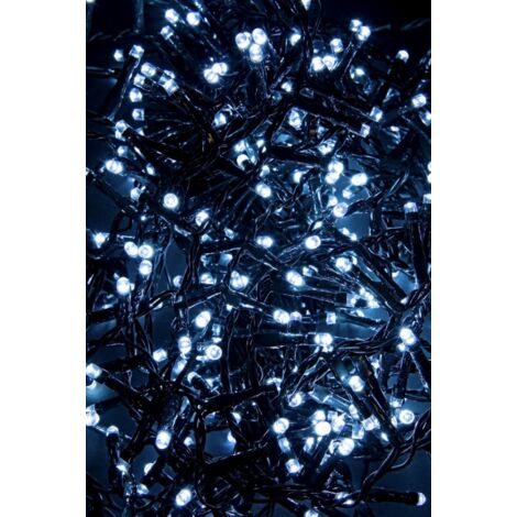 Guirlande lumineuse Snake400L Bianco 5Mm Filo Verde Ip44 12x