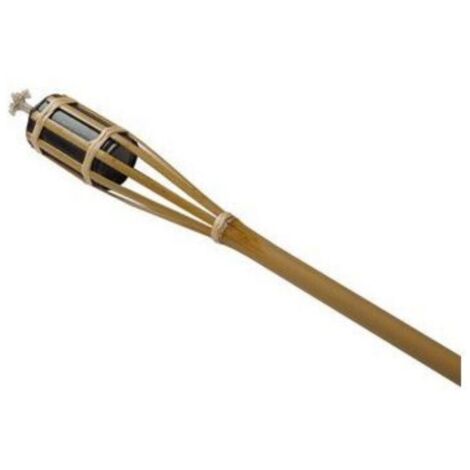 Torche en Bambou 180 cm - Atmosphère Parfaite pour les Dîners d'Été