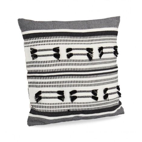Coussin Gift Decor Noir Naturel 45 x 15 x 45 cm (6 Unités)