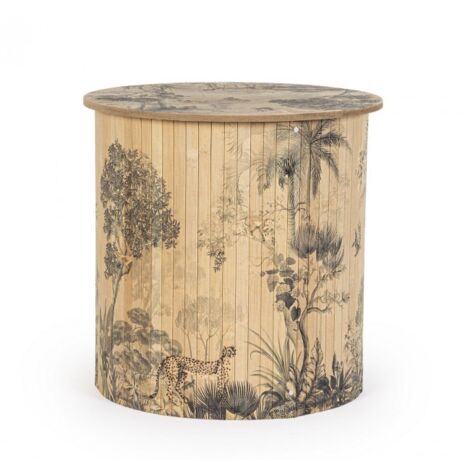 3x Table en bois D.40x40h