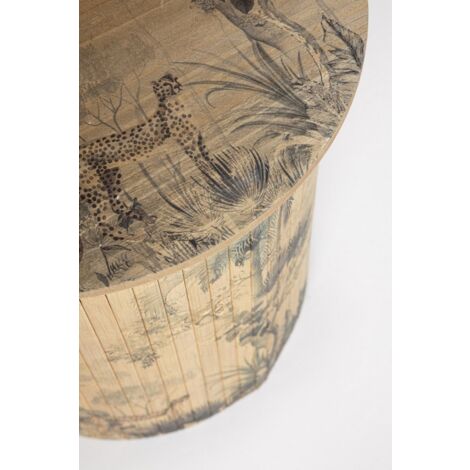 3x Table en bois D.40x40h