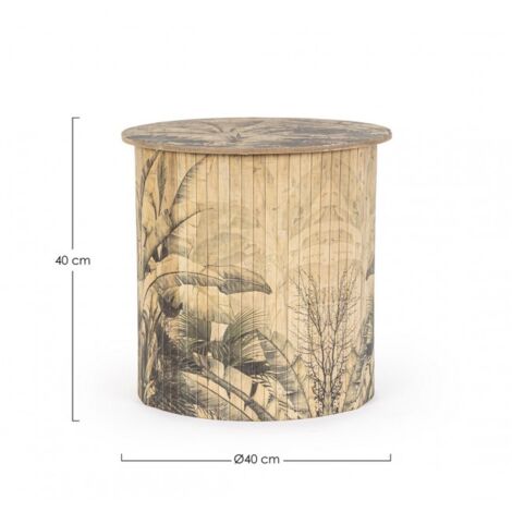 3x Table en bois D.40x40h