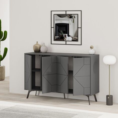 Buffet anthracite 123x35x77,4 cm
