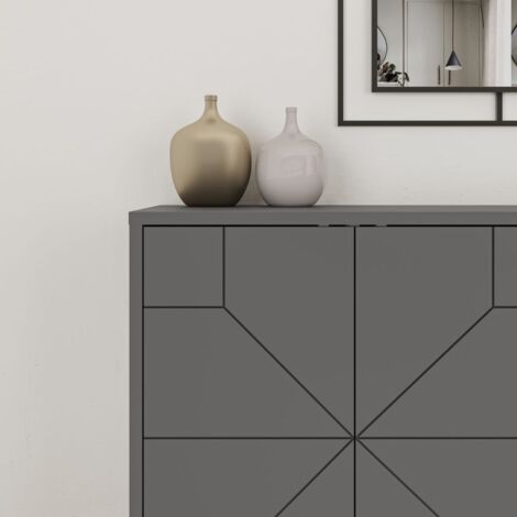Buffet anthracite 123x35x77,4 cm