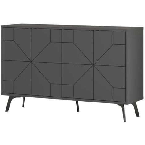 Buffet anthracite 123x35x77,4 cm