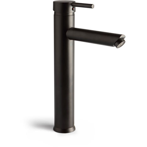 Robinet noir mat pour lavabo de salle de bain. (1/3)