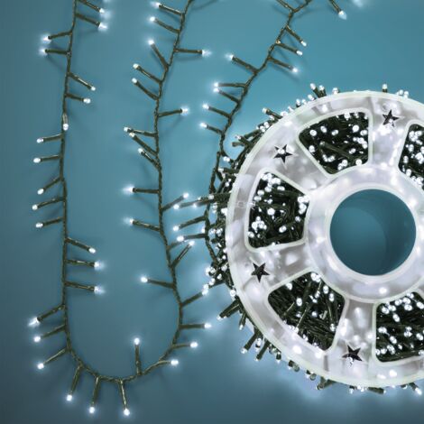 Guirlande lumineuse 2000 LED 40m blanc froid (1/3)