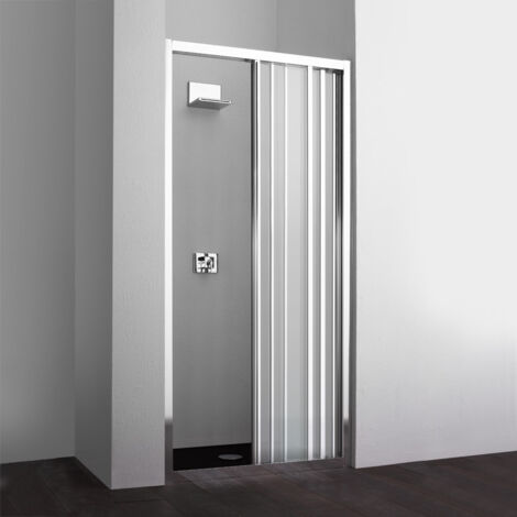Porte parois de douche coulissante 110 cm Anthracite niche Deco