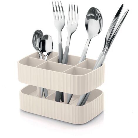 Égouttoir à Couverts - Égouttoir à Couverts - Avec 3 Compartiments Avec