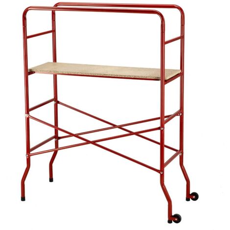 Garden Friend – Échafaudage aluminium 3,2m – Charge max 200kg – Largeur 1,5m – Longueur 2,5m – Pour chantiers humides et espaces confinés (1/2)