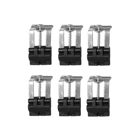 Gonds de fixation inox pour évier – Set de 6 crochets – Installation facile et durable – Résistance accrue pour usage pro – Apell