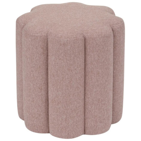Pouf 40 cm Floral rose Atmosphera (1/3)