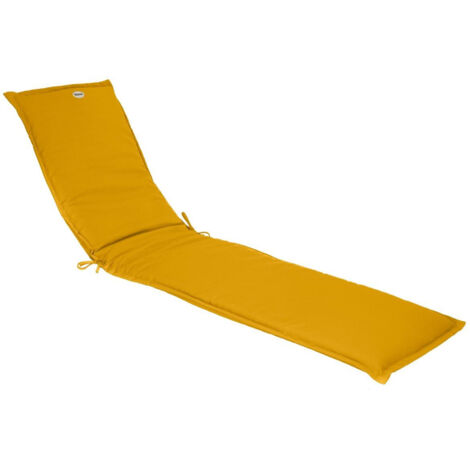 Hesperide – Coussin bain de soleil 190 x 60 cm – Déperlant et résistant aux UV – Fixation sécurisée avec bandes auto-agrippantes et lacets