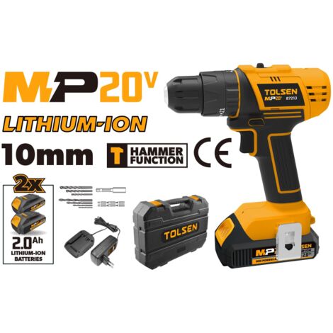 KIT TOURNEVIS BATTERIE 20V SE'RIE MP20V AVEC PERCUSSION (1/4)