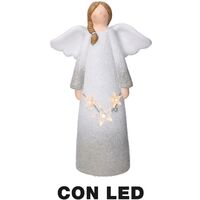 Ange résine led blanc cm24x11,5h41