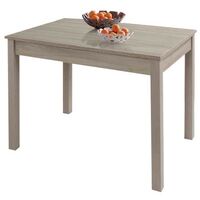 Argonauta – Table extensible en bois mélaminé orme 60x90 cm – Dimensions ouvertes 60x120 cm – Pieds 50x50 mm – Fabrication italienne