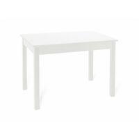 Table à manger en frêne blanc en bois mélaminé cm 70x110
