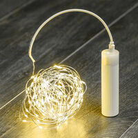 Guirlande lumineuse 20m 200 microLED télécommandée IR
