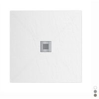 Receveur de douche carré Estasi - Tortora 90x90 cm