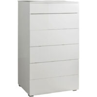 Cassettone bianco laccato 44x108xh85 cm