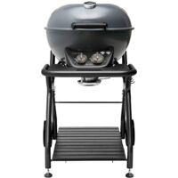 Barbecue portable à gaz 2 brûleurs – Surface de cuisson 54 cm – Dimensions L 67 x P 97 x A 106 cm – Technologie EASY FLIP – Outdoorchef