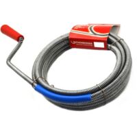 Déboucheur spirale 6mm avec manivelle