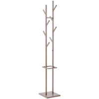 Porte-manteau en métal tortora 29x29x178