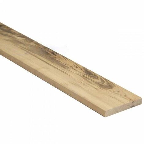 Lame de terrasse en bois exotique Muiracatiara 21 mm épaisseur – 145 mm largeur – Longueur 1,55 m – Bois durable pour aménagement extérieur