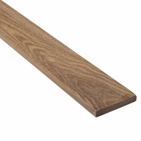 Lame de terrasse en bois exotique 21x145x2150mm – Classe 4 – Résistance aux intempéries – Densité 1050 kg/m3 pour longévité accrue - 21-145-2150mm