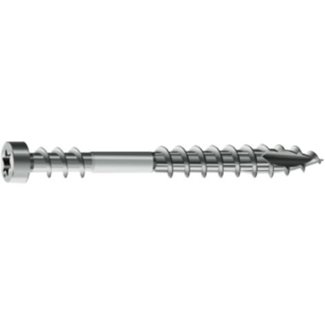 Boite de 200 VIS TERRASSE 5x60mm type SPAX ETOILE tête cylindrique - INOX A4 (1/5)