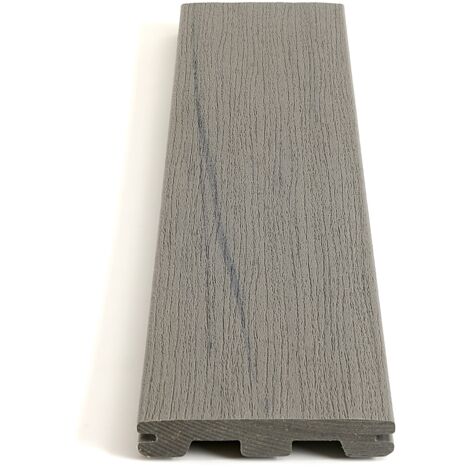 Lame de terrasse composite EDGE TimberTech 23×136 mm Couleur sea salt grey - Longueur lame 366cm