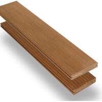 Lame de terrasse en BAMBOU 20×137 mm 1er choix, finition lisse, durable et résistante aux intempéries couleur Ambre