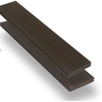 Lame de terrasse en BAMBOU 20×137 mm 1er choix, finition lisse, durable et résistante aux intempéries couleur Moka