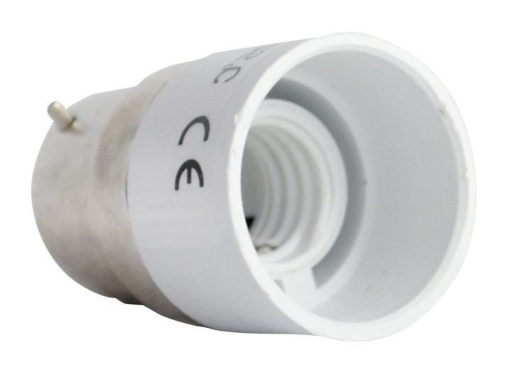 Uplight B22 vers E14 Adaptateur Douilles,Convertisseur de Douille à Baïonnette B22 à E14 Small Edison pour Ampoules LED et Ampoules à Incandescence,Lot de 10. 