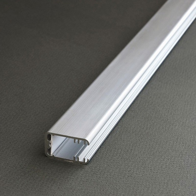 Profilé aluminium anodisé 2M pour ruban led angle 30/60, miidex 982