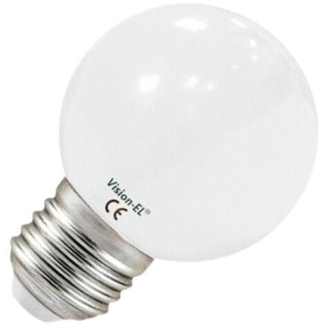 Ampoule LED E27 1W Couleur Miidex Lighting® non-dimmable - blanc-froid