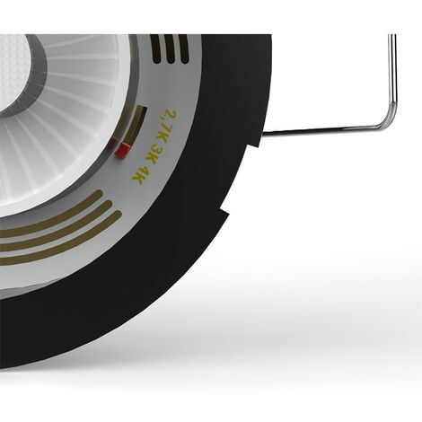 Spot LED BBC ESA - 6W CCT IP65 + Détecteur IR Miidex Lighting® noir - cct (1/7)