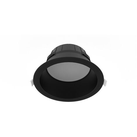 Collerette basse luminance pour downlight CYNIUS 15W Miidex Lighting®  noir