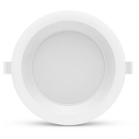 Collerette incurvée pour downlight CYNIUS 9W et 10W Miidex Lighting®  blanc