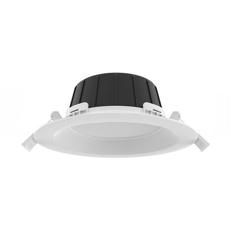 Collerette incurvée pour downlight CYNIUS 9W et 10W Miidex Lighting®  blanc