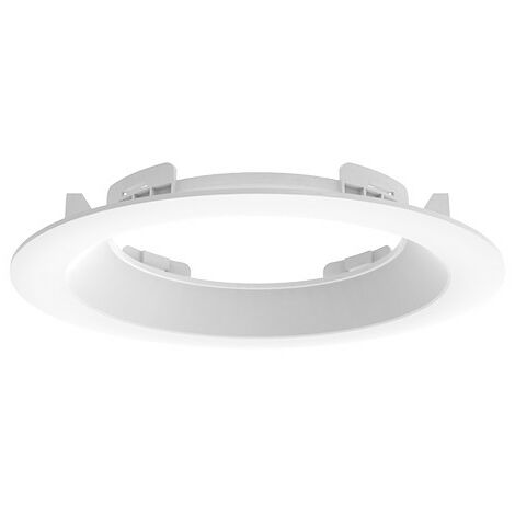 Collerette incurvée pour downlight CYNIUS 9W et 10W Miidex Lighting®  blanc